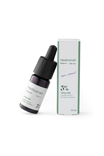 Medicanah Ulei de canabis CBD 5%, 500mg, Full Spectrum, Premium, Medicanah, 10ml