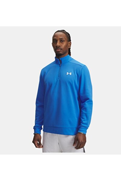 Under Armour Erkek UA Armour Fleece 1/4 Fermuarlı Sweatshirt 1373358-402