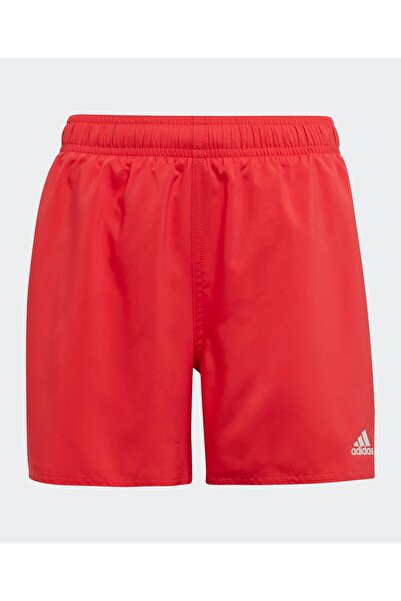adidas WATER REACTIVE SWIM SHORTS KIDS-Semi Lucid Red/White