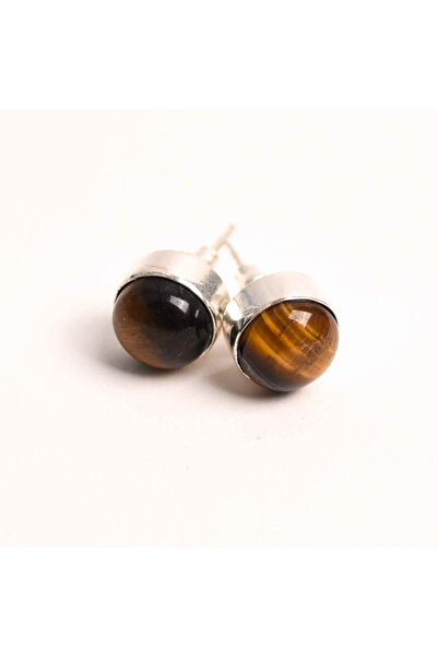 craftmystic Elegant Tiger Eye Tiger Eye Earrings - Protection and confidence