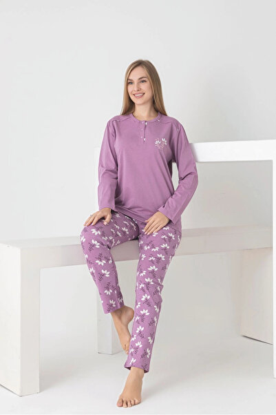 My Hanne Patterned Women's Pajama Set 3101