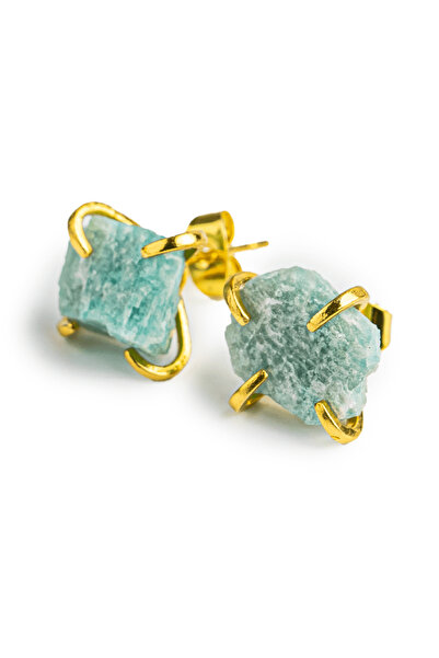 craftmystic Pace și Armonie - Cercei cu Amazonit și Finisaj Auriu