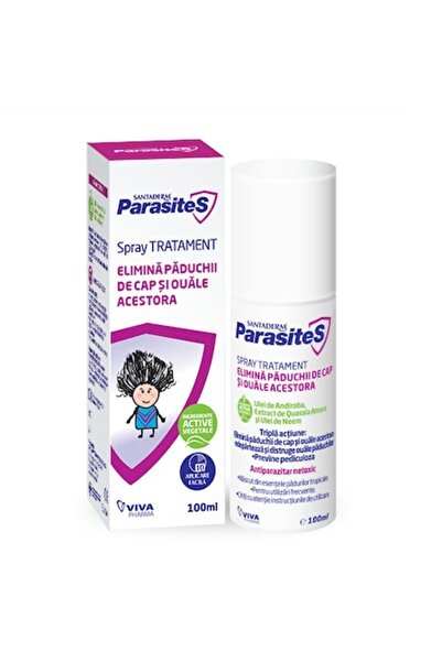 Santaderm Spray impotriva paduchilor ParasiteS, 100 ml
