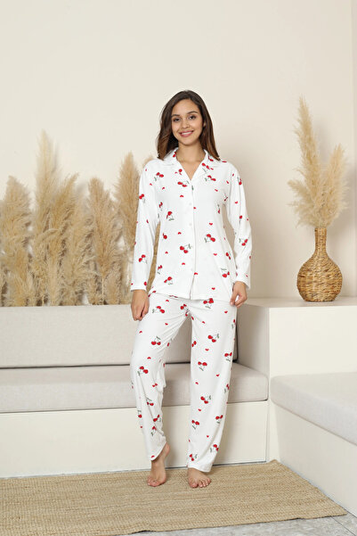 My Hanne Patterned Women's Pajama Set 14104