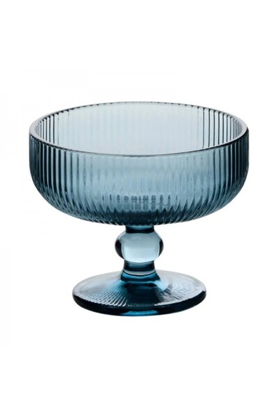 Secret de Gourmet Set of 12 ice cream and dessert cups, Ema Blue, 340 ml