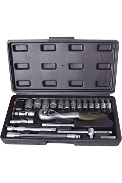 Heinner CR-V CTSM026 Tool Kit, 24 Pieces 1/4 Inch, Chrome Vanadium