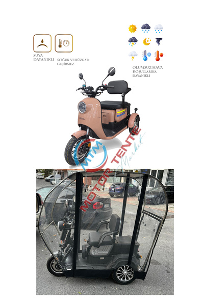 motor tente market mtm Kral ANKAA Üç Tekerli Motor Brandası