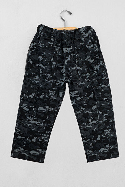 Montisu Παντελόνι με σχέδιο παραλλαγής για αγόρια 100% βαμβάκι