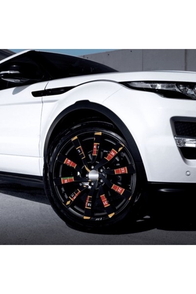 Avex Set 4 Folii Imprimate Outdoor Cu Ecosolvent, Autoadezive, Pentru Decorarea Jantelor Auto, Dimetru 60