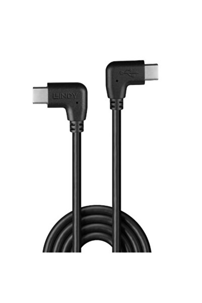 LİNDY USB-C to USB-C Cable, LINDY, 32009, 1 m, black