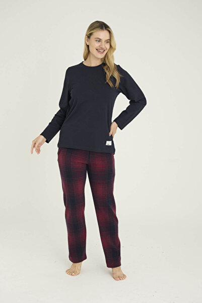 KLY Women's Crew Neck Pajama Set Stylish Design Comfortable