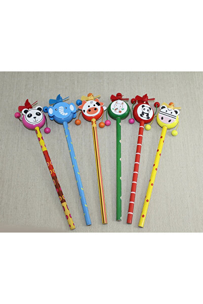 HarmonyAura Wooden Animal Figured Pencil