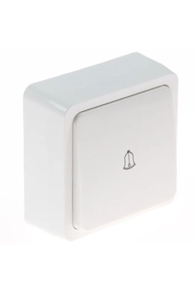 HOFF Întrerupător de revenire mini 10A, alb, 65x65x35mm