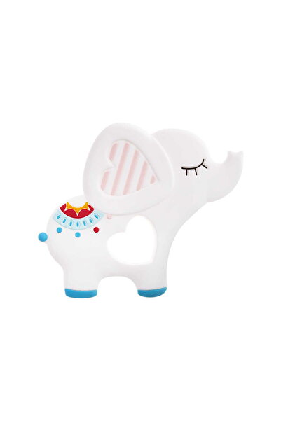 Bocioland Bocioland Teething Toy, Elephant Model, Silicone, +0 months
