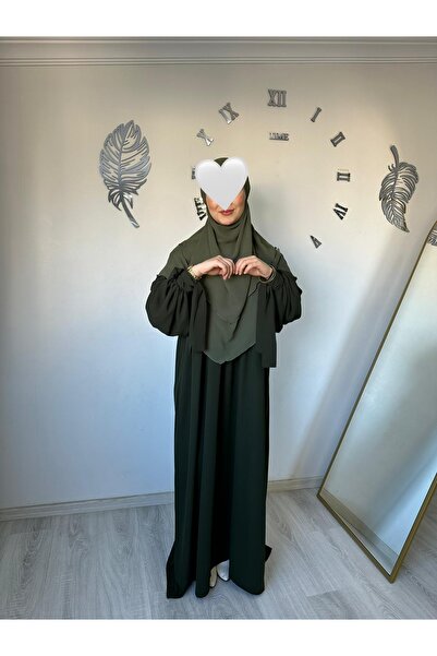 Yüsra Collection Σετ φόρεμα και κοντό σουφλέ Liza 2 τεμαχίων