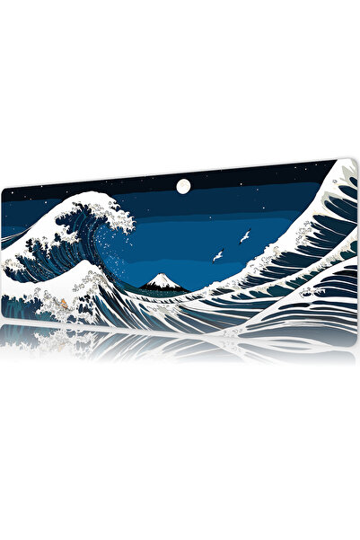 urzuva Kanagawa Gaming Oyuncu Mouse Pad 80x30 cm 3mm Mousepad