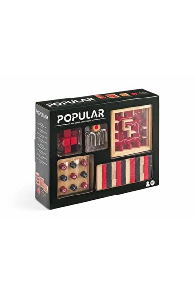 INNY Επιτραπέζιο παιχνίδι 5 σε 1, μίνι παιχνίδια, ξύλο/μέταλλο, πολύχρωμο