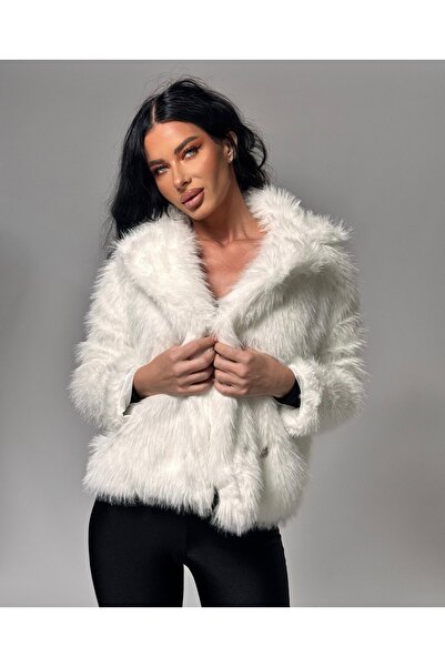 Pretty Haina de dama din blana ecologica