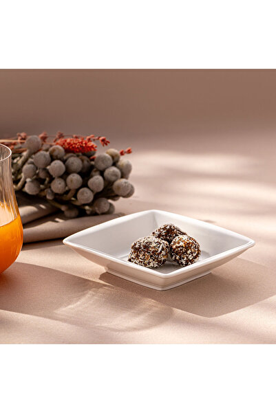 MuratogluHome Emsan Pamukkale Square Deep Plate 12 cm