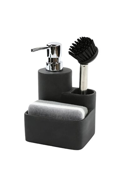 OEM Dozator pentru detergent vase, ZW2234, nisip + rasina, negru, 180 ml, set...