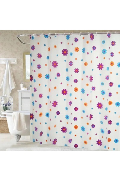OEM Perdea dus SWSC-72, model floral, 180 x 200 cm