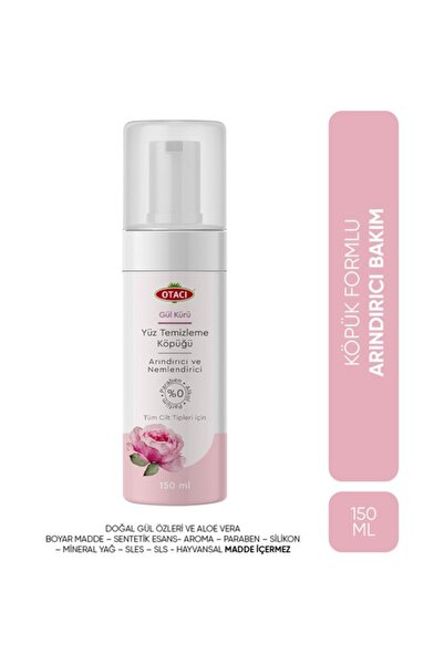 Otacı Gül Kürü Yüz Temizleme Köpüğü 150 ml