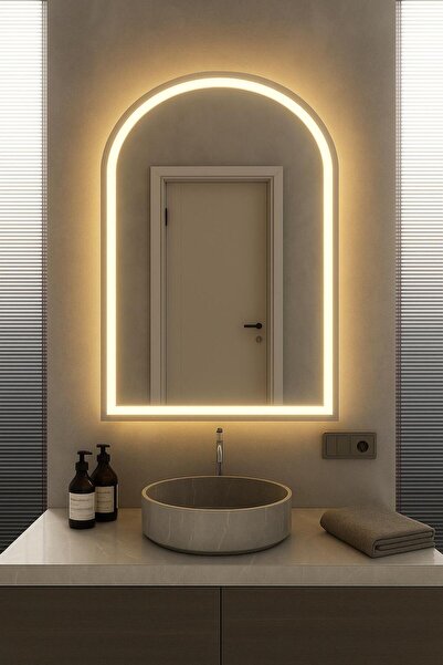 eagle mirror "Espejo" Dekoratif Dokunmatikli Banyo Lavabo Konsol Aynası Makya...