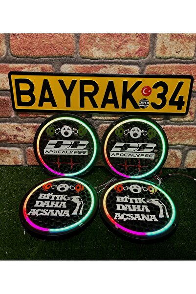 TREND DB Apocalpse 20Cm Midrange Uyumlu 4LÜ Pixel Kayar Ledli Kapak 358 Modlu Kumandalı Özel Üretim