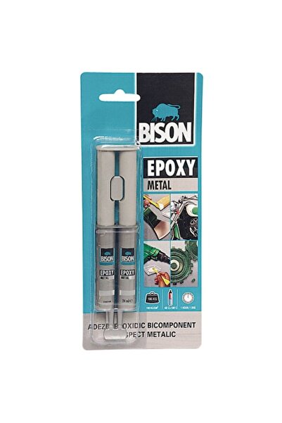 Bison Adeziv bicomponent pentru metal Epoxy, 2x12ml, blister