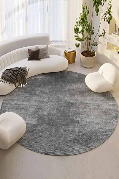 Qatalina Makinede yıkanabilir kaymaz taban leke tutmaz mutfak halısı salon halısı ve yolluk/8084 YUVARLAK