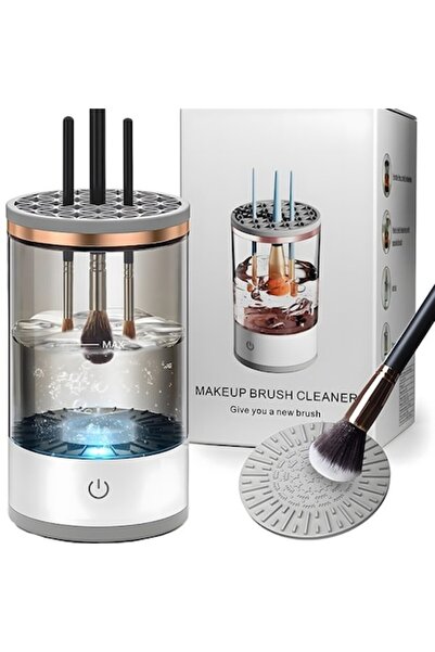 SIPEDO Aparat pentru curatat pensule de machiaj 3-in-1, Incarcare USB, 7000 r...