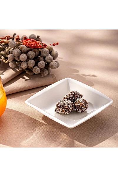 MuratogluHome Emsan Pamukkale Square Deep Plate 12 cm