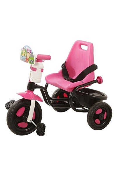 BabyHope Üçteker Prens Bisiklet 101-Pembe/Siyah