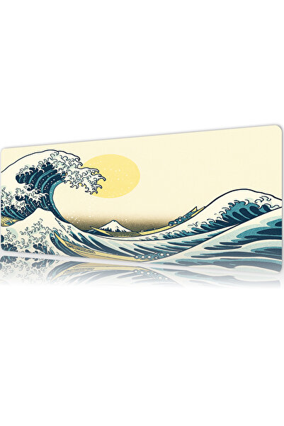 urzuva Kanagawa Gaming Oyuncu Mouse Pad 80x30 cm 3mm Mousepad