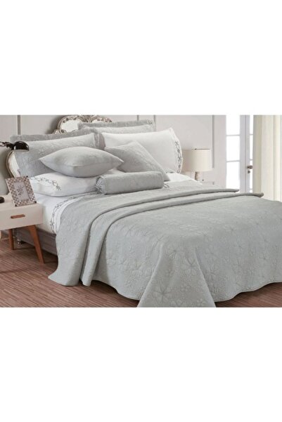 Caressa Cuvertura de pat Caressa, bumbac, gri, 220 x 240 cm
