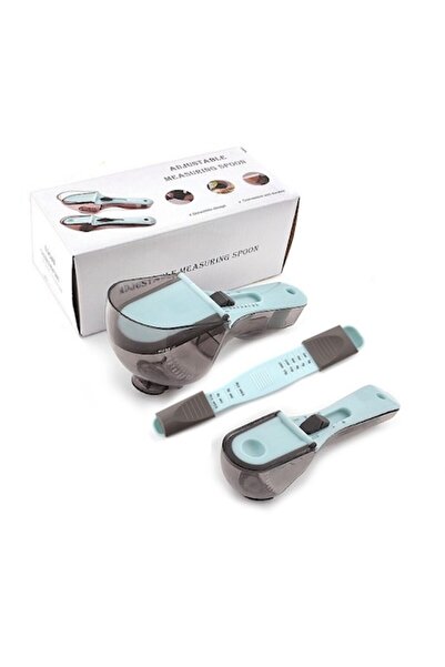 SIPEDO Set de 3 lingurițe de măsurat pentru bucătărie, reglabile, reutilizabi...