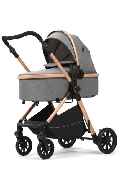 L-Sun Carucior 2 in 1, Suspensie dubla pe roata, Geanta inclusa, strangere co...