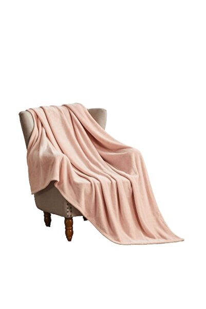 Caressa Patura pentru pat 221, 100 % poliester, culoare roz, 160 x 220 cm