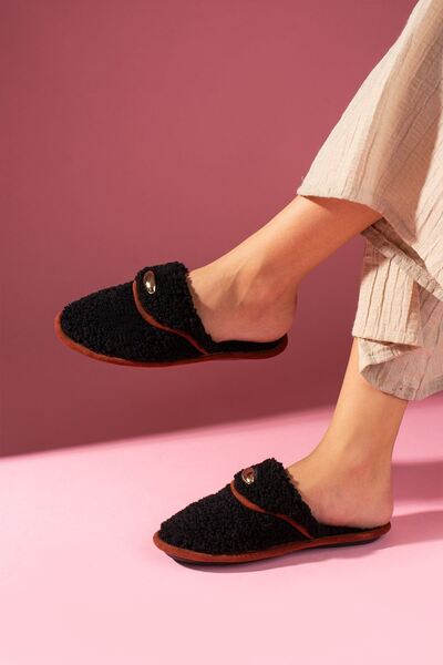 FUGA MODA Evelis Πακέτο με 4 Παντόφλες Σπιτιού Παντόφλες Χριστουγεννιάτικες Παντόφλες Χειμερινές Παντόφλες Αθόρυβες Ελαφριές Σόλες Εσωτερικού Χώρου Γυναικείες Παντόφλες Σπιτιού