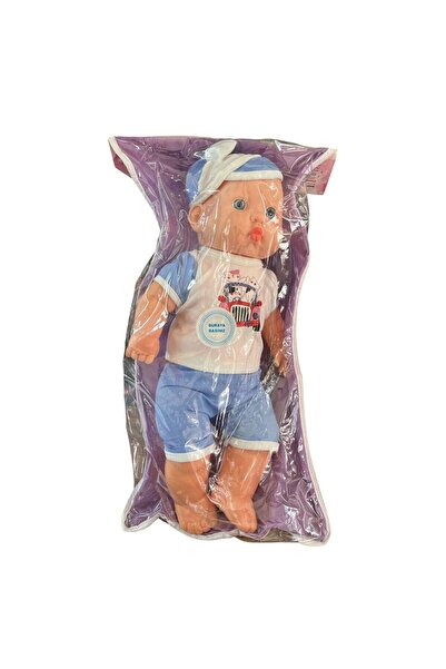 Asya Oyuncak Sesli Asya Bebek 35cm Elf23202-Mavi