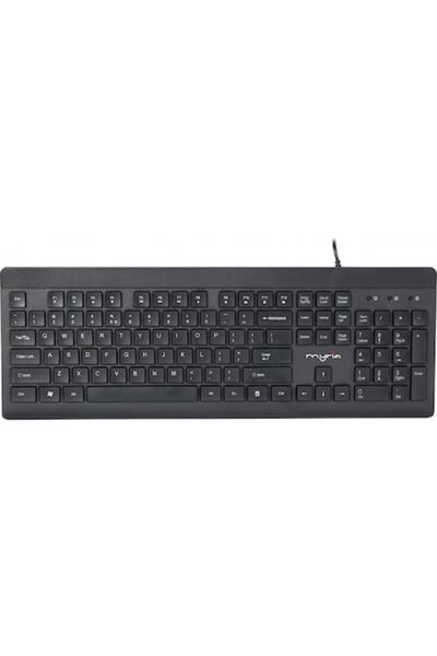 MyRia MY8518 Wired Keyboard, USB, Black