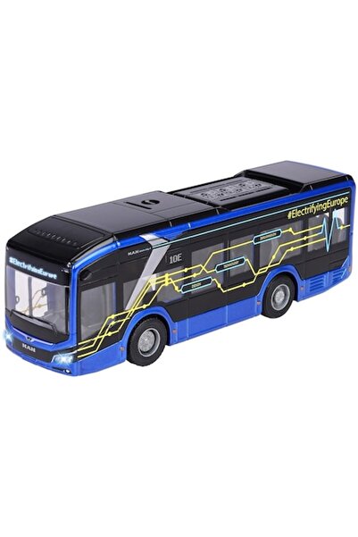 Majorette Autobuz MAN Lion's City 10 E 22, 5 cm cu lumini si sunete