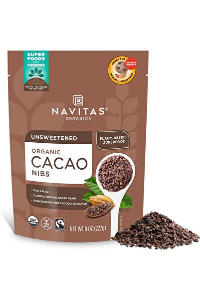 Navitas حبوب الكاكاو العضوية من أورجانيكس (227 جرام)