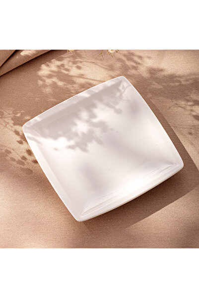 MuratogluHome Emsan Pamukkale Square Plate 14 cm