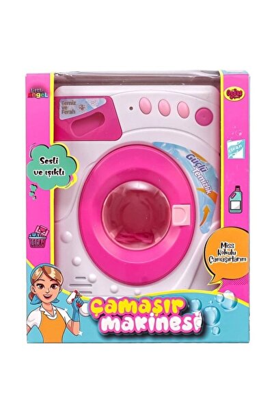 Genel Markalar Pilli Orta Boy Çamaşır Makinesi 02604-Fuşya