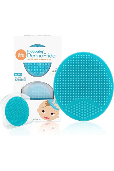 FridaBaby Derma Frida Skin Soother Silicone Bath Brush for Babies