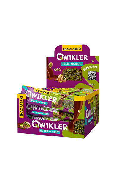 SNAQ FABRIQ كويكلر دبي تريند شوكولاتة بار بالفستق والكنافة بدون إضافة سكر 12 ...