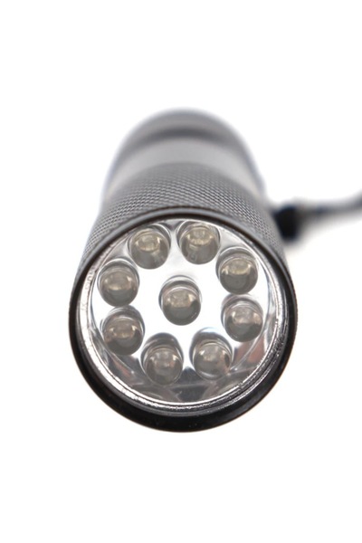 HOFF Lanterna LED UV Hoff, alimentare baterii (3 x AAA), 1W