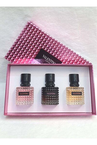 Valentino مجموعة عطور دونا للجنسين 3 × 30 مل