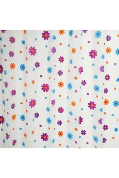 OEM Perdea dus SWSC-72, model floral, 180 x 200 cm